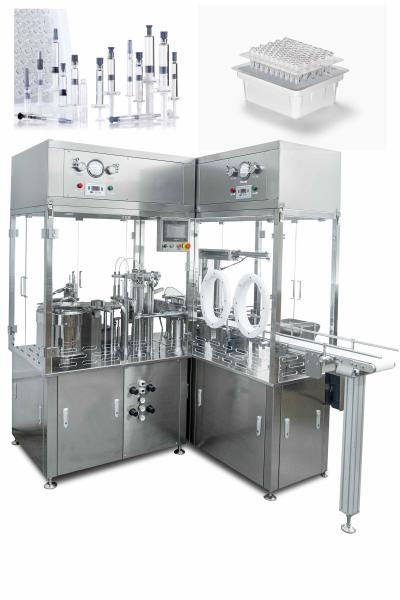 Buy cheap Plastic pre filled syringe filling machine 10 ml pre-filling syringe machine from wholesalers