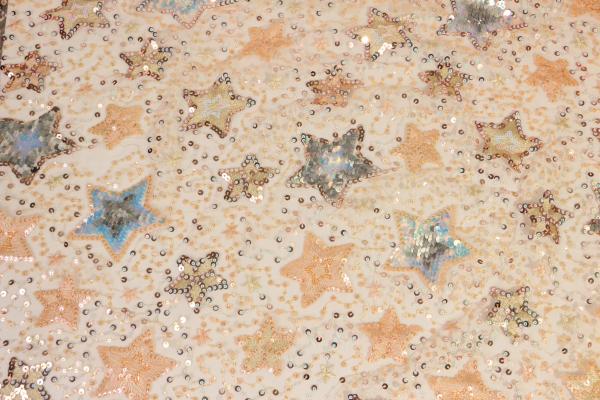 Buy cheap Multipatterned Bridal Lace Fabrics , Breathable Luminous Sequin Lace Fabric from wholesalers