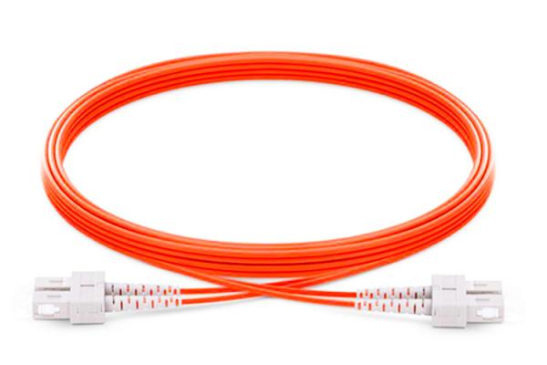 Buy cheap Duplex Multimode FTTH Fiber Optical Patch Cord SC UPC 50 125 850nm Wavelength from wholesalers