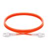 Buy cheap Duplex Multimode FTTH Fiber Optical Patch Cord SC UPC 50 125 850nm Wavelength from wholesalers