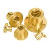 Buy cheap Golden Copper 2mm Pitch 8mm T8 Lead Screw Nut For 3D Printer from wholesalers