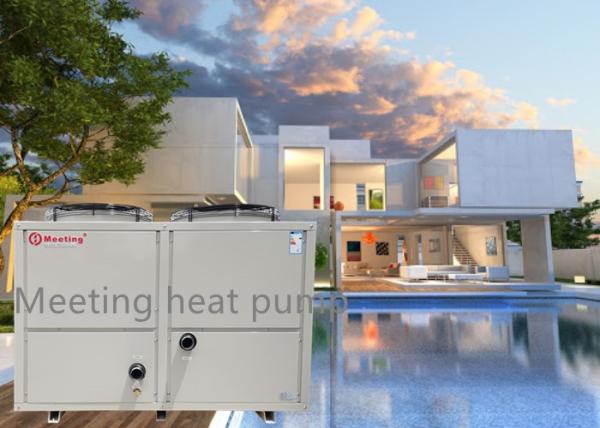 Buy cheap Meeting 42KW Swimming Pool Heat Pump Air To Water For Hot Tubs Outdoor / Sauna With R32 / R410A from wholesalers