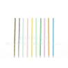 Buy cheap Food Safe Rainbow Striped Paper Straws Thin 0.24 Inches Outer Diameter from wholesalers