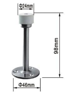 Buy cheap Lighthouse Type Stainless Steel Interior Door Stops 46x98mm Satin Polished from wholesalers
