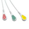Buy cheap Hellige Compatible Direct-Connect ECG Cable and leadwires for 3Lead IEC Snap from wholesalers
