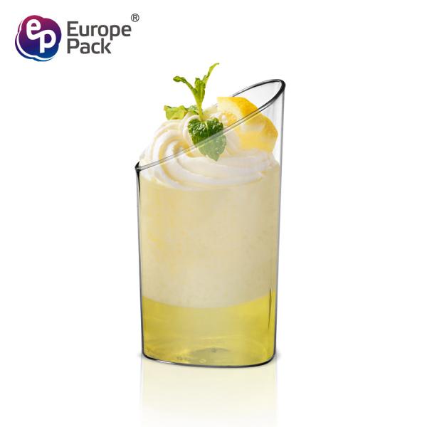Buy cheap LFGB Grade Eco-Friendly Disposable Round Clear Hard Plastic Yogurt Mousse Party Cups from wholesalers