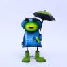 Buy cheap Unique Multiple Garden Ornaments Metal Animal Figurines Frog Holding Umbrella from wholesalers