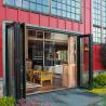 Buy cheap Patio Exterior Bifold Commercial Aluminium Doors Double Glazing Lowes Bi Fold Style from wholesalers