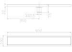 SUS304 Stainless Steel Wetroom Shower Drain Channel Trap Linear Channel Drain