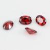 Buy cheap 8*12mm Coloured moissanite Oval Blood Red Crystal Glass Moissanite for Engagement Rings from wholesalers