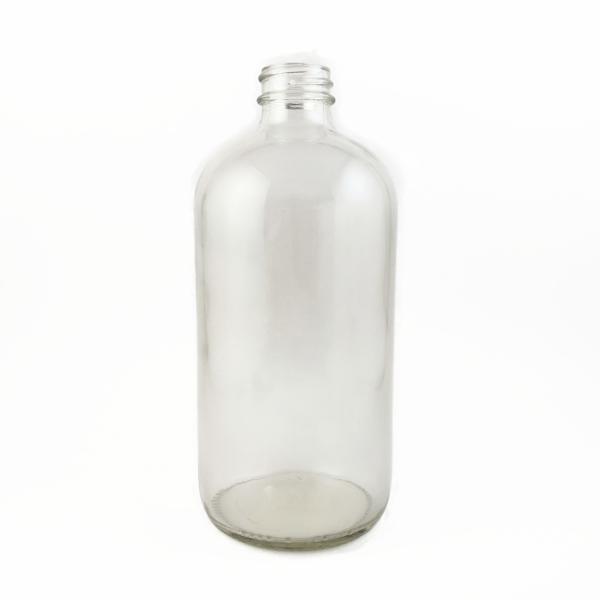 Buy cheap 255g Frosted Glass Boston Round Bottles 28-400 Reusable from wholesalers