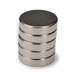 High Performance Small Powerful Magnets , NdFeB Disc Generator Magnets Silver