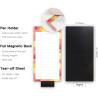 Buy cheap Tropical Plants Weekly Magnetic Fridge Notepads Meal Planner For Family from wholesalers