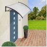 Buy cheap Windproof Polycarbonate Door Canopy Aluminum Alloy Frame Resisting Rain from wholesalers
