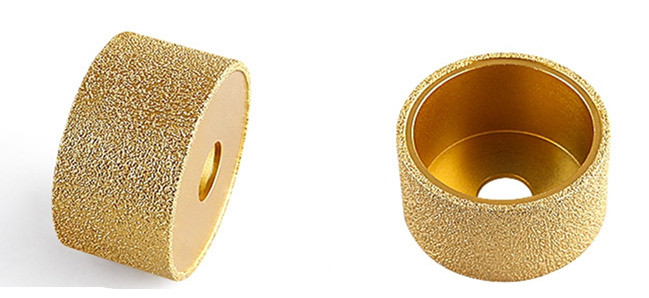 Marble 75mm Hand Diamond Grinding Wheel Flate Vacuum Brazed