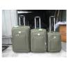 Buy cheap Durable Eva Expandable Luggage Iron Frame 3 Pieces Set 600DTWILL On 2 Big Wheels from wholesalers