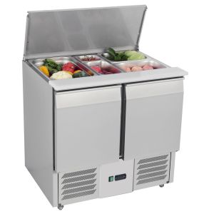 Buy cheap 250L Refrigerated Saladette Counter 900x700x850mm Static Cooling product