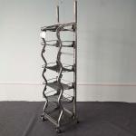 Floor Stand Supermarket Shelf Display , Metal Wire Display Racks Pen-004-1