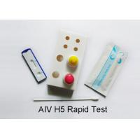 Buy cheap H5 Avian Influenza Test Kit Plasma Specimen Full Accessories 2-30 ℃ Storage Temp product