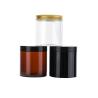 Buy cheap Amber Clear PET Plastic Storage Jars With Aluminum Plastic Screw Cap from wholesalers