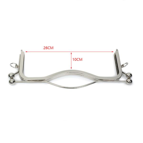 Buy cheap Collapsible Metal Clutch Frame Hardware Arch Shaped ODM Purse Accessory from wholesalers