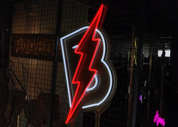 Buy cheap Acrylic 200cm 12VDC Lightning Led Neon Signs RoHS For Bar from wholesalers