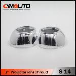 Durable Headlight Shrouds Cover For S14 3 Inch Projector Car Light Shrouds
