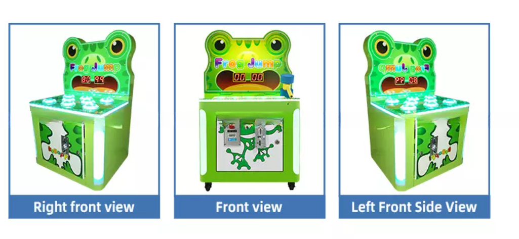 Happy Kids Arcade Machine Game Ticket Redemption Hit Frog Mouse Hammer Arcade Cabinet Games