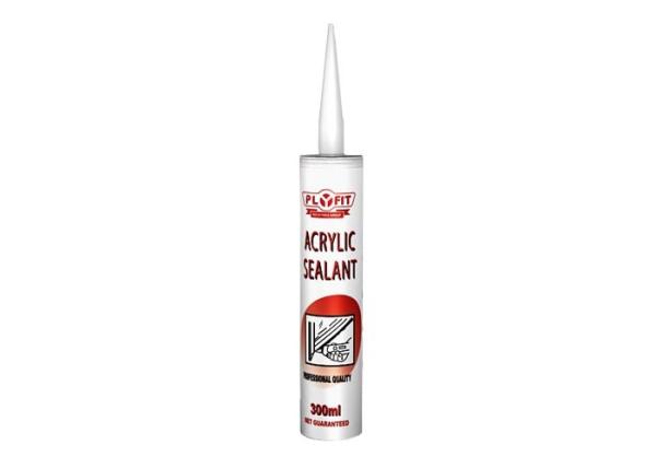 Buy cheap Windows / Doors Waterproof Silicone Sealant Acrylic White / Black / Transparent from wholesalers