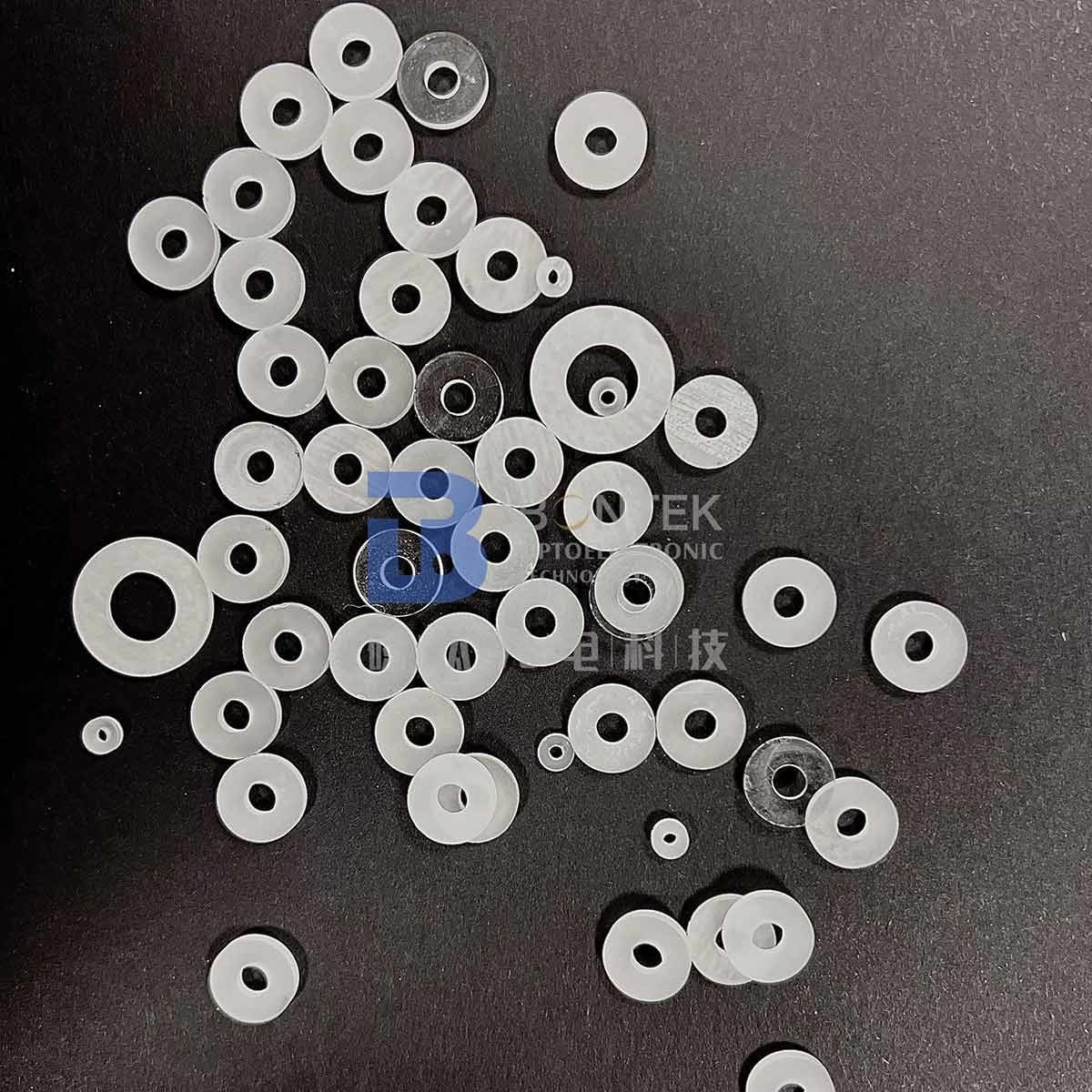 Y / X-Cut Ring Shape Synthetic Quartz Crystal For Pressure Sensing Thickness Shear