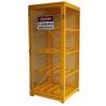 Buy cheap Extra 72” Lockable Gas Bottle Storage Cabinet , Propane Tank Storage Cage 4 Shelves from wholesalers