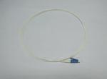LC PC SM SX 0.9mm Fiber Optic Pigtail IL<=0.2dB white fiber cable