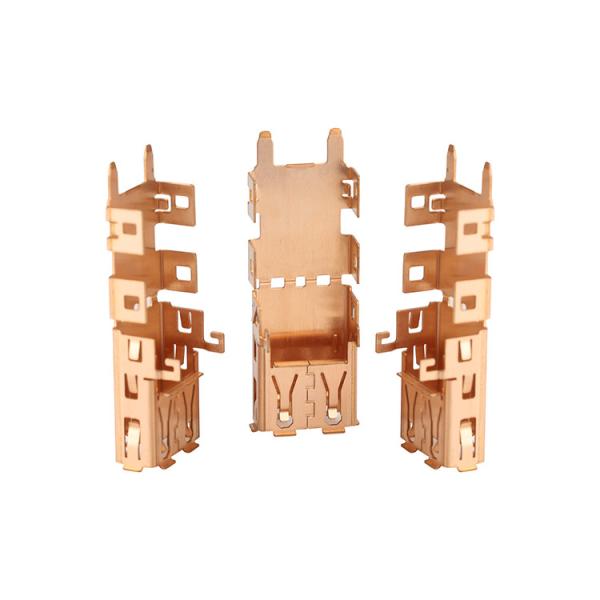Buy cheap Electrical Fuse Brass CNC Turned Parts 400mm Dia ANSI Broaching from wholesalers
