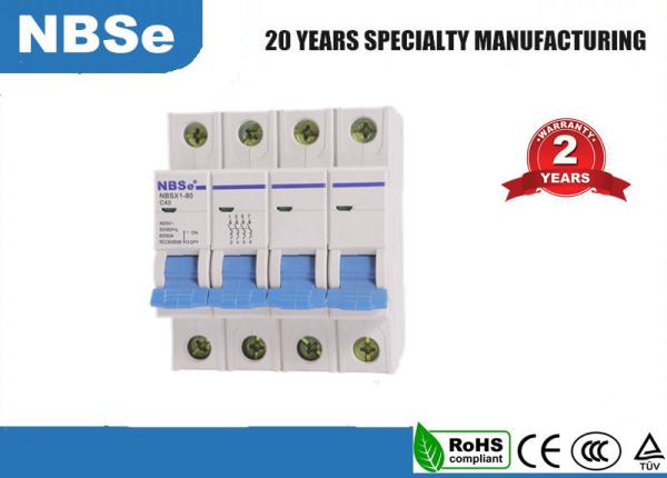 Buy cheap NBSX1 Series Micro Circuit Breaker 4 Pole For For Industry , Business from wholesalers