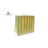 Buy cheap H13 5μM Aluminum Bag Filter Yellow with Large Dust Holding Capacity from wholesalers