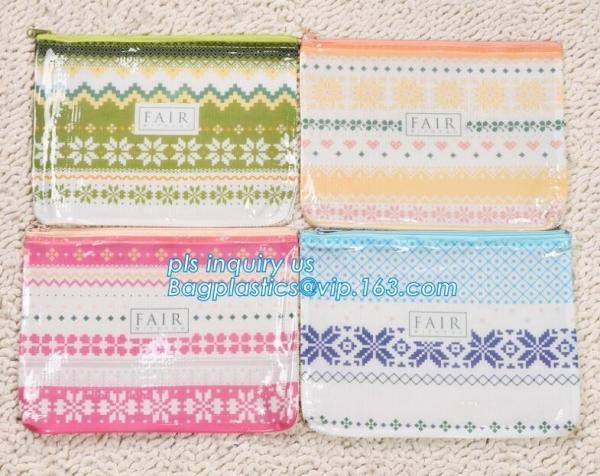 Buy cheap custom transparent pvc slide zipper file bags, cosmetic makeup pen pencil stationery case, PVC plastic slider zipper bag from wholesalers
