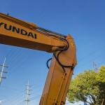 2.1m3 Bucket Capacity Used Wheel Excavator Second Hand Hyundai 210 7 Excavator