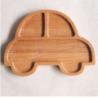 Buy cheap Cartoon Wooden Serving Plates Children Food Supplement Divided Dinner Plate from wholesalers