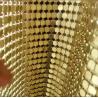 Buy cheap Aluminum Alloy Shimmer Metallic Sequin Chain Link Fabric For Curtain Metal Mesh Fabric from wholesalers
