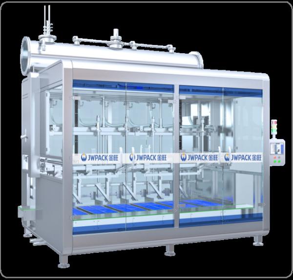Buy cheap Sanitizer Bottle Automatic Liquid Filling Machine Automatic Drum Filling Equipment 600 Barrel H 5-30Kg from wholesalers