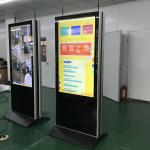 4G Network 43'' AD Kiosk Floor Standing LCD Advertising Display 1920x1080 /