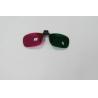 Buy cheap Clip On Plastic Red Green 3D Glasses For Look 3D Picture And Movie from wholesalers