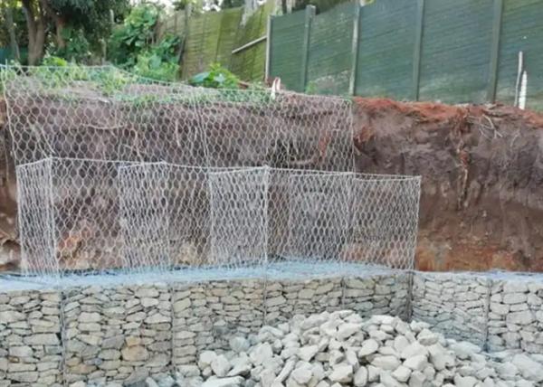 Buy cheap Hexagonal Hole Gabion Wall Wire Mesh Hot Dipped Galvanized / PVC Coated from wholesalers