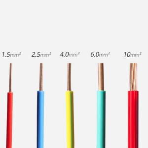 China Oilproof Multiscene Single Core Wire 2.5 Mm , PVC Single Strand Copper Cable on sale