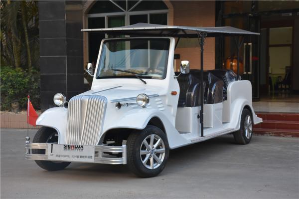 Buy cheap Eight Seater Electric Vintage Cars For Sightseeing With FRP Body 48V Battery Powered from wholesalers
