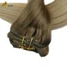 Buy cheap Customized Human Ponytail Hair Extensions Straight 120 Grams from wholesalers