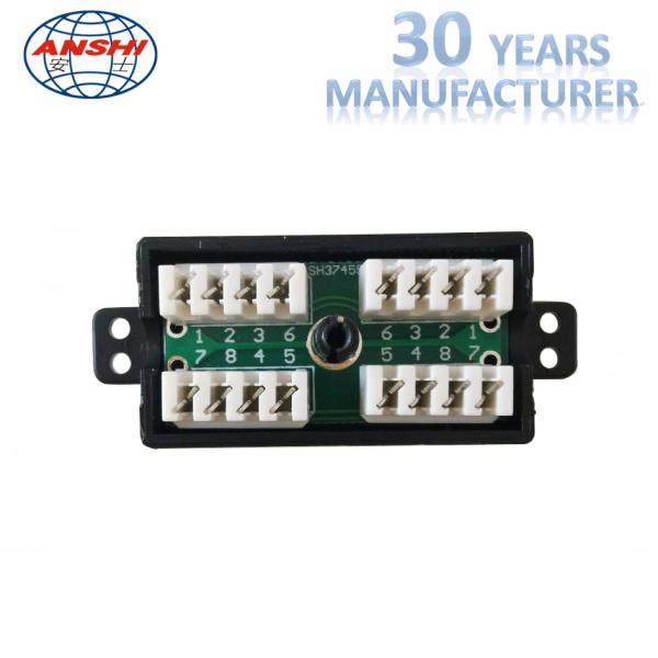 Buy cheap CAT6 CAT5E IDC Junction Box 8P8C RJ45 Keystone Jack from wholesalers