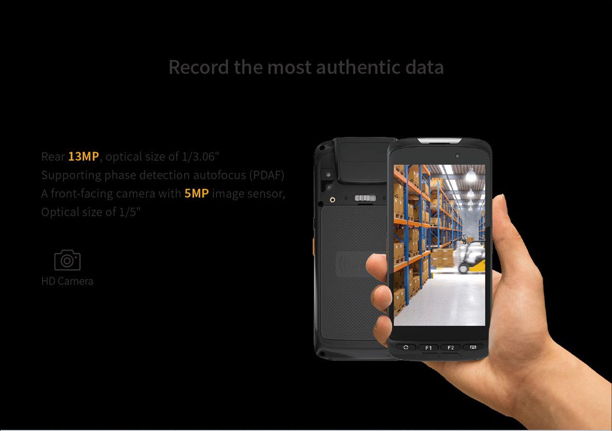 Waterproof Barcode Scanner Big Battery Rugged 5 Inch Android 11 Mobile Computer PDA