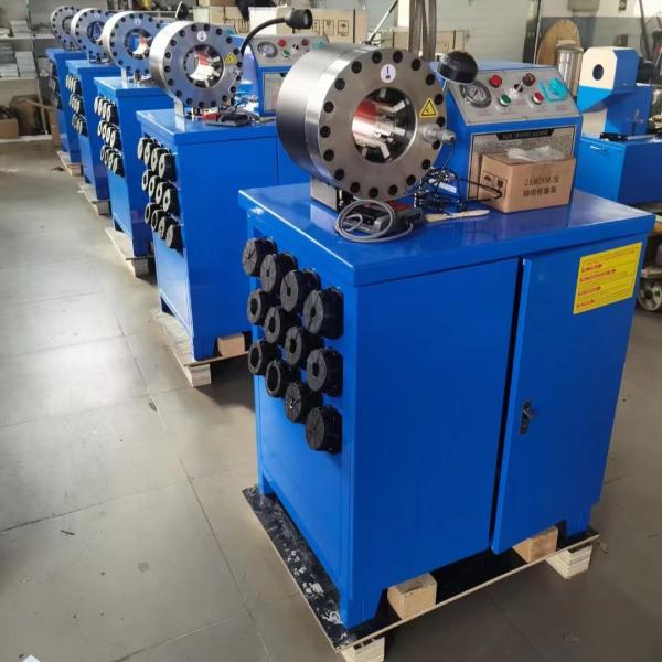 Buy cheap 2 Inch Electric Rubber Hose Crimping Machine 600T Crimping Force from wholesalers