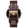 Buy cheap Brand your logo wine red leather strap odm watches chronograph from wholesalers